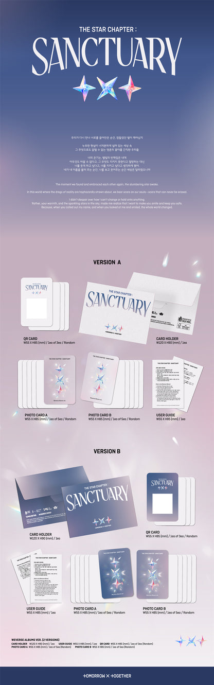TXT - SANCTUARY [Weverse Albums ver.] album contents and details