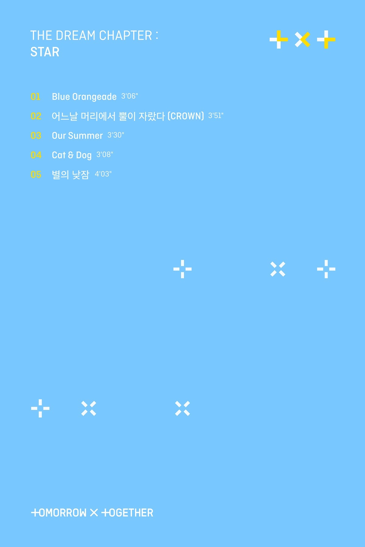TXT - THE DREAM CHAPTER: STAR album contents and details