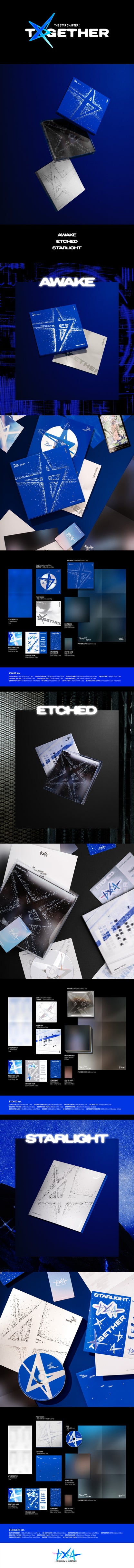 TXT - TOGETHER [3 SET] album contents and details