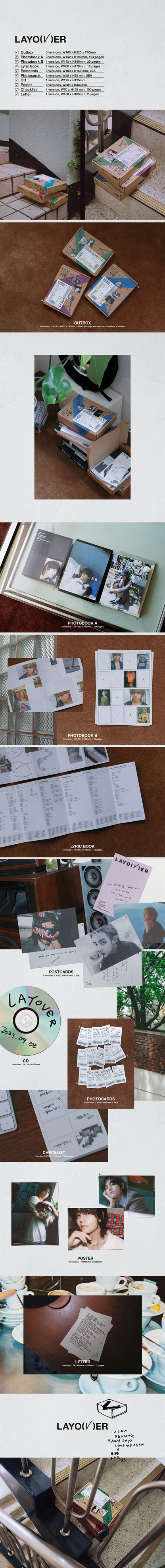 V - Layover album contents and details