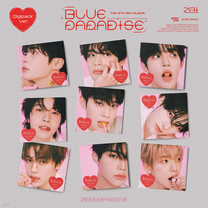ZEROBASEONE - BLUE PARADISE [Digipack Ver.][9 SET] album cover