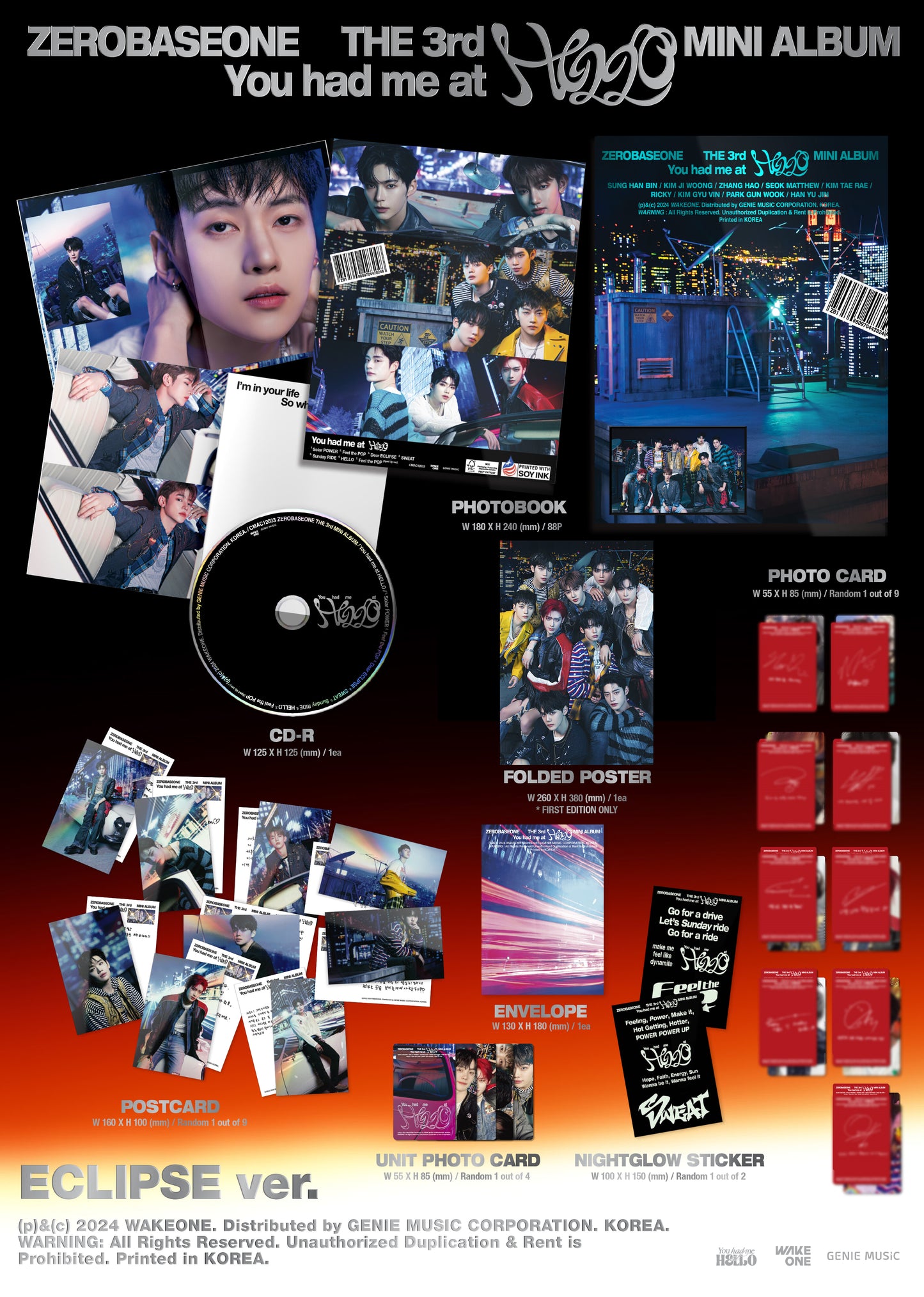 ZEROBASEONE - You had me at HELLO album contents and details